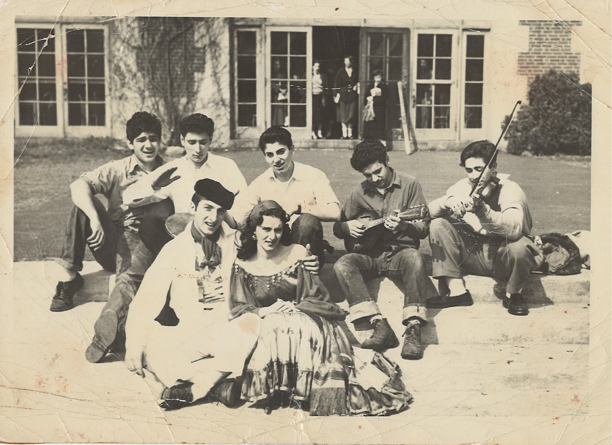 Robert Mardirosian high school group photo